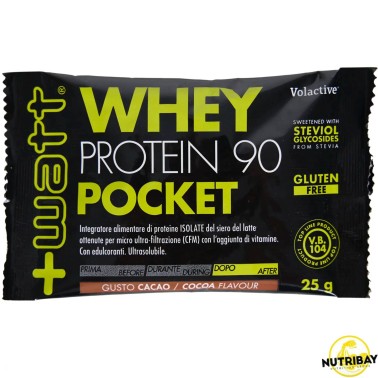 +Watt Whey Protein 90 Pocket - 1 bustina da 25 gr PROTEINE