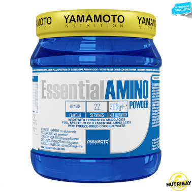 YAMAMOTO NUTRITION Essential AMINO POWDER 200 grammi AMINOACIDI COMPLETI / ESSENZIALI