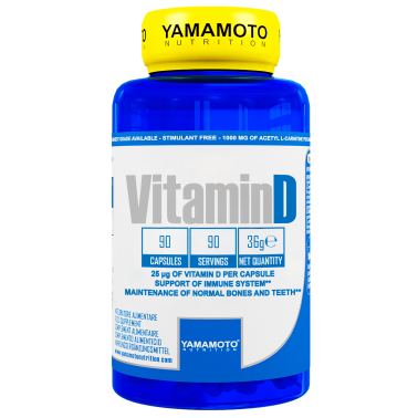 Vitamin D di YAMAMOTO NUTRITION - 90 caps VITAMINE