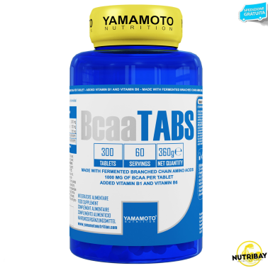Bcaa TABS di YAMAMOTO NUTRITION Branched Chain Amino Acids - 300 cpr - 60 Dosi AMINOACIDI BCAA