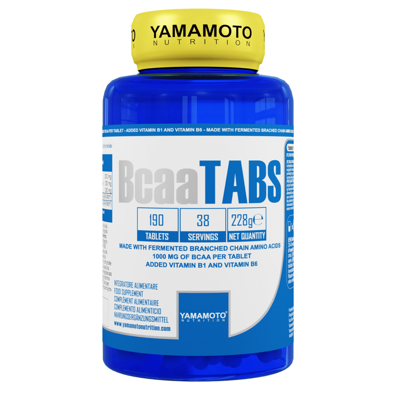 Bcaa TABS di YAMAMOTO NUTRITION Branched Chain Amino Acids - 190 cpr - 38 Dosi AMINOACIDI BCAA