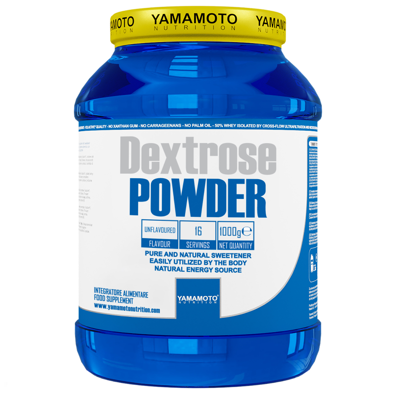 Dextrose POWDER di YAMAMOTO NUTRITION - 1000 gr - 16 dosi CARBOIDRATI - ENERGETICI