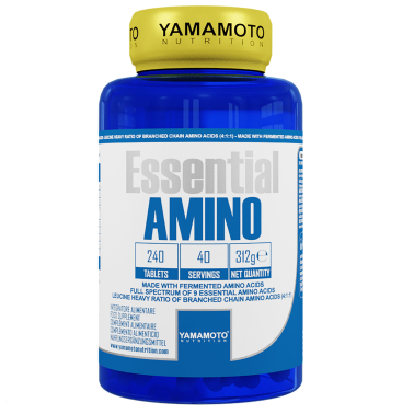 Essential AMINO di YAMAMOTO NUTRITION - 240 cpr - 40 dosi AMINOACIDI COMPLETI / ESSENZIALI