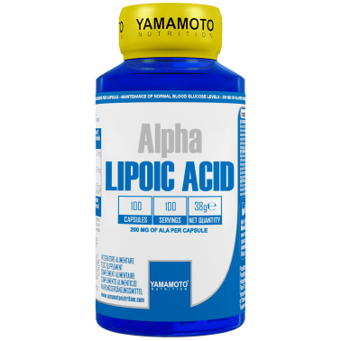 Alpha LIPOIC ACID di YAMAMOTO NUTRITION - 100 caps - 100 dosi BRUCIA GRASSI TERMOGENICI