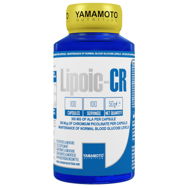 Lipoic-CR di YAMAMOTO NUTRITION - 100 cps - 100 dosi BRUCIA GRASSI TERMOGENICI