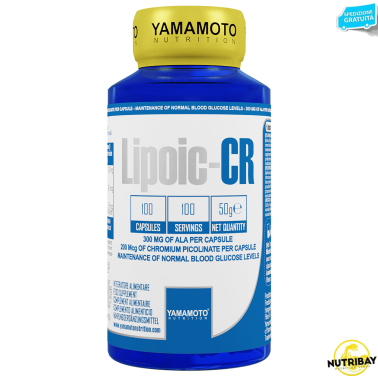 Lipoic-CR di YAMAMOTO NUTRITION - 100 cps - 100 dosi BRUCIA GRASSI TERMOGENICI