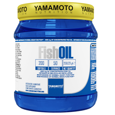 Fish OIL di YAMAMOTO NUTRITION - 200 softgel omega 3 OMEGA 3