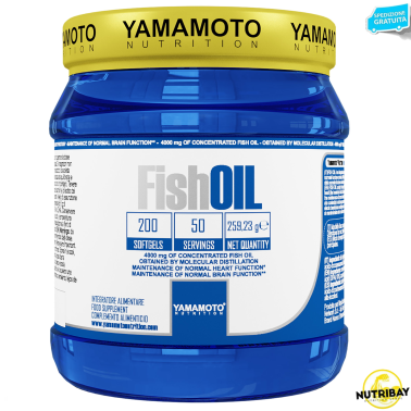 Fish OIL di YAMAMOTO NUTRITION - 200 softgel omega 3 OMEGA 3
