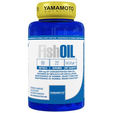 Fish OIL di YAMAMOTO NUTRITION - 90 softgel - 22 dosi OMEGA 3