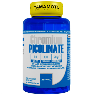 Chromium PICOLINATE di YAMAMOTO NUTRITION - 100 cpr - 100 dosi