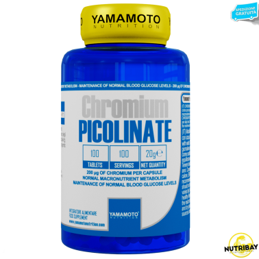 Chromium PICOLINATE di YAMAMOTO NUTRITION - 100 cpr - 100 dosi