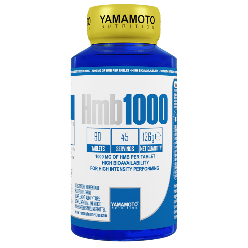 HMB 1000 di YAMAMOTO NUTRITION - 90 cpr - 45 dosi AMINOACIDI BCAA