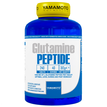 Glutamine PEPTIDE di YAMAMOTO NUTRITION - 240 cpr - 40 dosi GLUTAMMINA