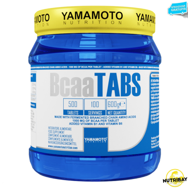 Bcaa TABS di YAMAMOTO NUTRITION Branched Chain Amino Acids - 500 cpr - 100 dosi