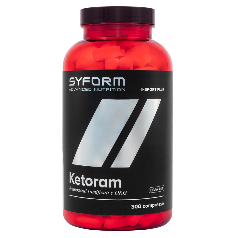 SYFORM Ketoram BCAA 4:1:1 300 compresse AMINOACIDI 3.1.2 - 4.1.1 - 10.1.1 - 12.1.1