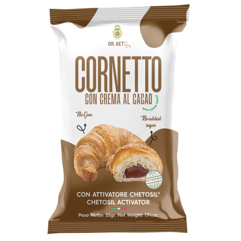 Dr. Keto Cornetto ripieno - 1 cornetto da 55 gr AVENE - ALIMENTI PROTEICI