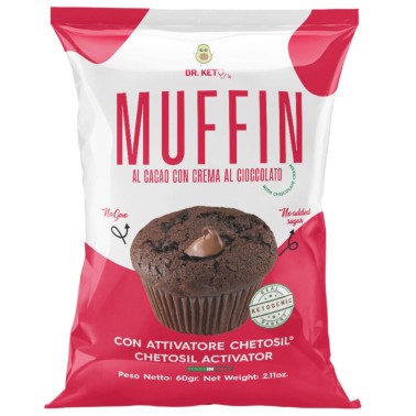 Dr. Keto Muffin ripieno al cioccolato - 60 gr AVENE - ALIMENTI PROTEICI
