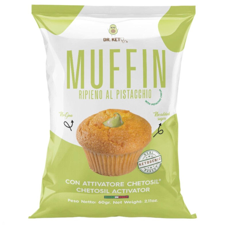 Dr. Keto Muffin ripieno al pistacchio - 55 gr AVENE - ALIMENTI PROTEICI