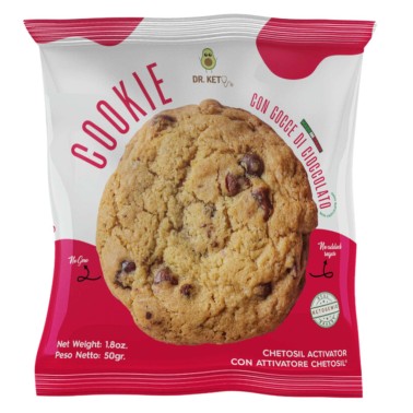 Dr. Keto Cookie con gocce di cioccolato - 50 gr AVENE - ALIMENTI PROTEICI