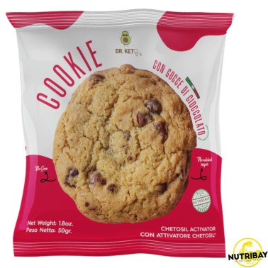 Dr. Keto Cookie con gocce di cioccolato - 50 gr AVENE - ALIMENTI PROTEICI