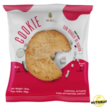 Dr. Keto Cookie con scaglie di cocco - 50 gr AVENE - ALIMENTI PROTEICI