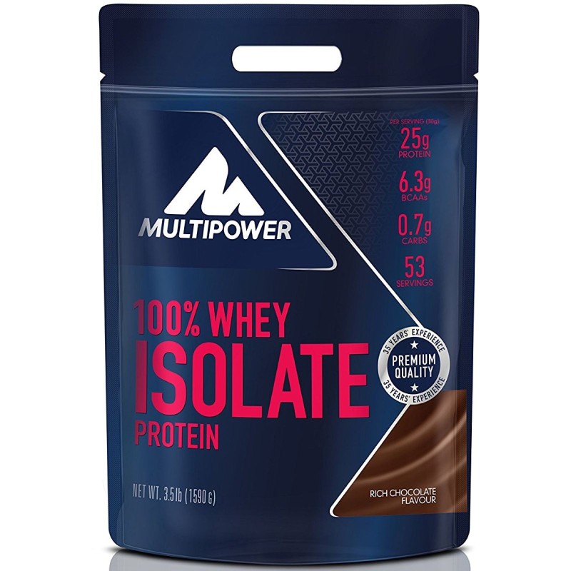 Multipower 100% Whey Isolate 1590 Proteine del Siero del Latte Massima Qualita' PROTEINE