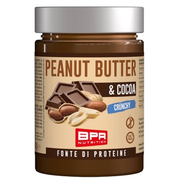Bpr Nutrition Peanut Butter & Cocoa Crunchy - 300 gr. AVENE - ALIMENTI PROTEICI
