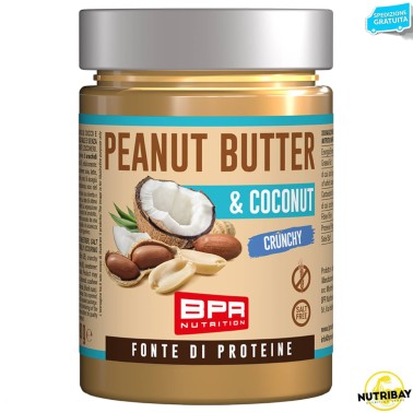 Bpr Nutrition Peanut Butter & Coconut Crunchy - 280 gr. AVENE - ALIMENTI PROTEICI