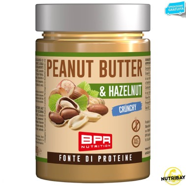 Bpr Nutrition Peanut Butter & Hazelnut Crunchy - 280 gr. AVENE - ALIMENTI PROTEICI