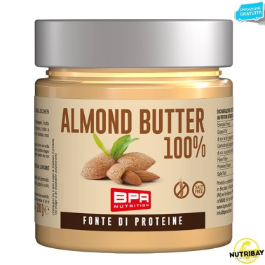 Bpr Nutrition Almond Butter 100% - 200 gr. AVENE - ALIMENTI PROTEICI