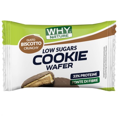 Why Nature Low Sugars Cookie Wafer - 1 biscotto da 60 gr AVENE - ALIMENTI PROTEICI