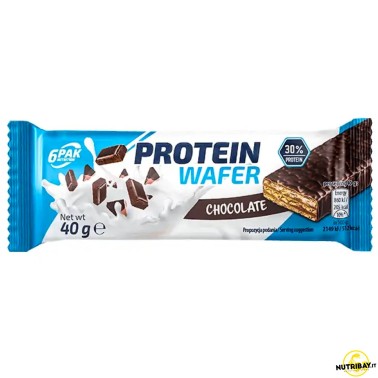 6 Pak Nutrition Protein Wafer - 1 barretta da 40 g BARRETTE ENERGETICHE