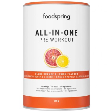 Foodspring All-In-One Pre Workout - 350 gr PRE ALLENAMENTO