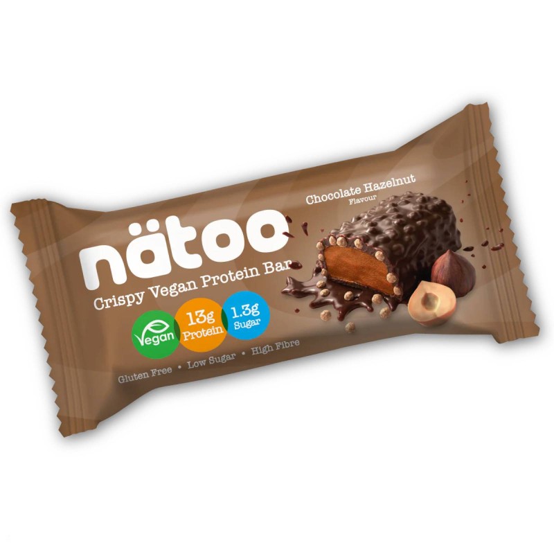 Natoo Crispy Vegan Protein Bar - 1 barretta da 50 gr BARRETTE ENERGETICHE