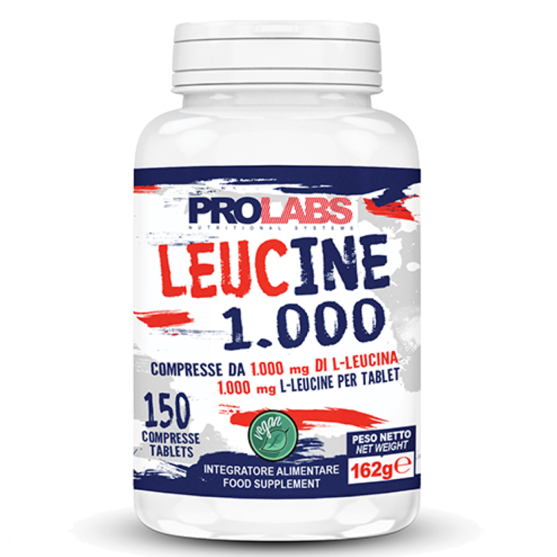 Prolabs Leucine 1000 150 compresse di Aminoacido Leucina AMINOACIDI BCAA