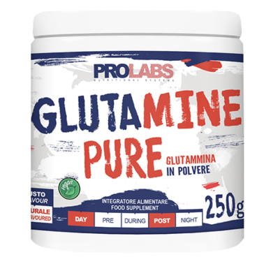 Prolabs Glutamine Pure 250 gr. PURA GLUTAMMINA IN POLVERE GLUTAMMINA