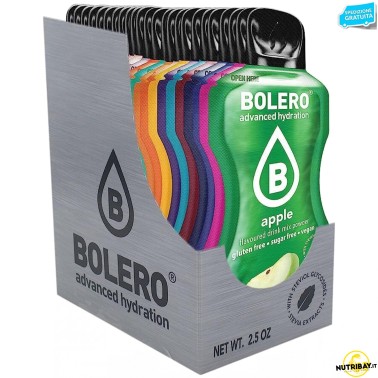 Bolero Drink 24 gusti Misti Assortiti Preparato istantaneo per Bevande Zero Carbo DRINK - IDRATAZIONE