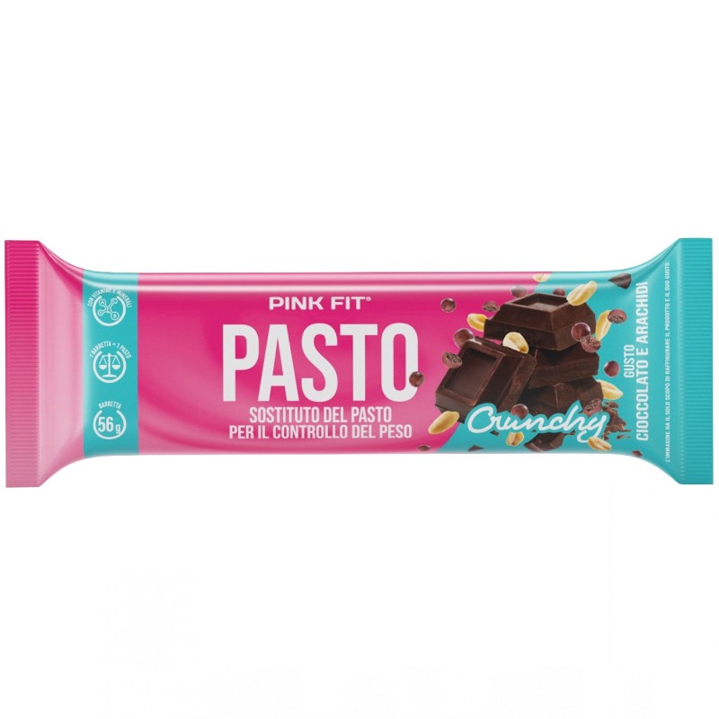 Pink Fit Pasto Crunchy - 1 barretta da 56 gr BARRETTE ENERGETICHE