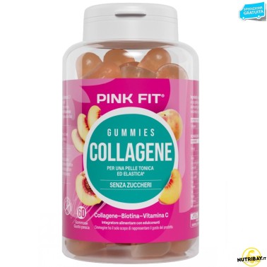 Pink Fit Gummies Collagene - 60 gommose BENESSERE-SALUTE