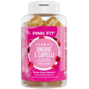 Pink Fit Gummies Unghie e Capelli - 60 gommose BENESSERE-SALUTE