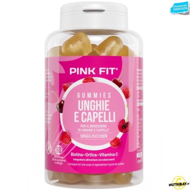 Pink Fit Gummies Unghie e Capelli - 60 gommose BENESSERE-SALUTE