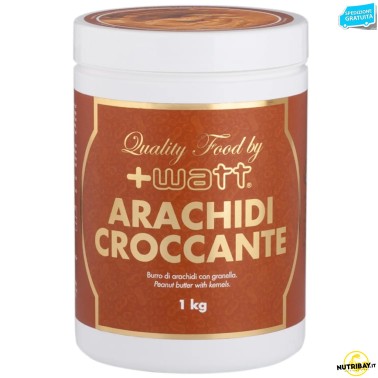 +Watt Arachidi Croccante - 1000 gr AVENE - ALIMENTI PROTEICI