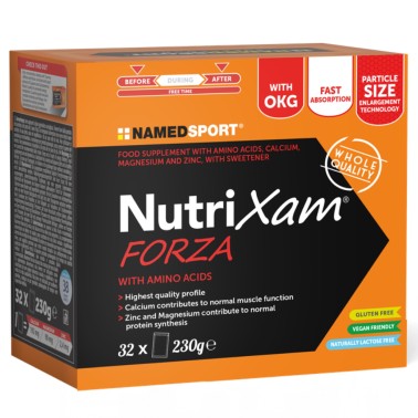 Named Sport Nutrixam Forza - 32 bustine AMINOACIDI COMPLETI / ESSENZIALI