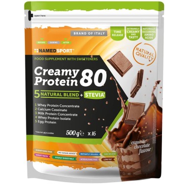 Named Sport Creamy Protein 80 500 gr. 5 fonti Rilascio Differenziato in vendita su Nutribay.it