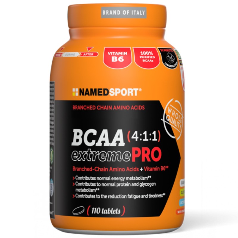 Named Sport Bcaa Extreme Pro 4:1:1 - 110 cpr AMINOACIDI 3.1.2 - 4.1.1 - 10.1.1 - 12.1.1