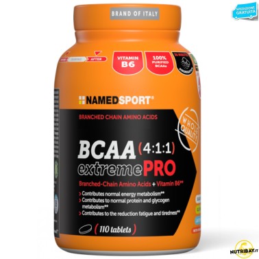 Named Sport Bcaa Extreme Pro 4:1:1 - 110 cpr AMINOACIDI 3.1.2 - 4.1.1 - 10.1.1 - 12.1.1