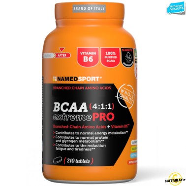 Named Sport Bcaa Extreme Pro 4:1:1 - 210 cpr AMINOACIDI 3.1.2 - 4.1.1 - 10.1.1 - 12.1.1