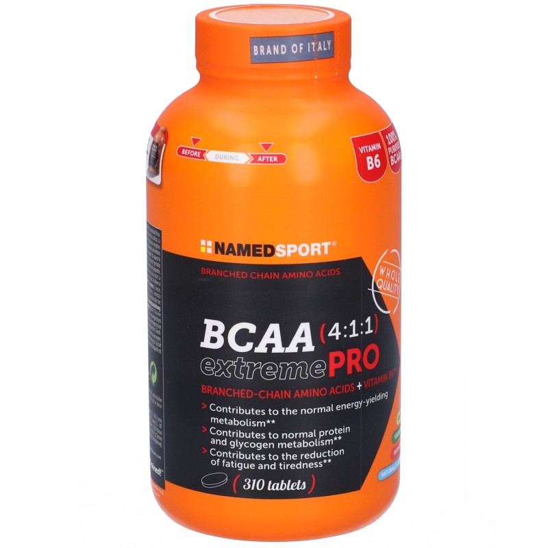 Named Sport Bcaa Extreme Pro 4:1:1 - 310 cpr AMINOACIDI 3.1.2 - 4.1.1 - 10.1.1 - 12.1.1