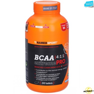 Named Sport Bcaa Extreme Pro 4:1:1 - 310 cpr AMINOACIDI 3.1.2 - 4.1.1 - 10.1.1 - 12.1.1