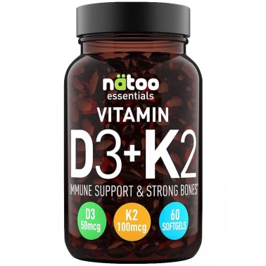 Natoo Essentials Vitamin D3+K2 - 60 softgel VITAMINE